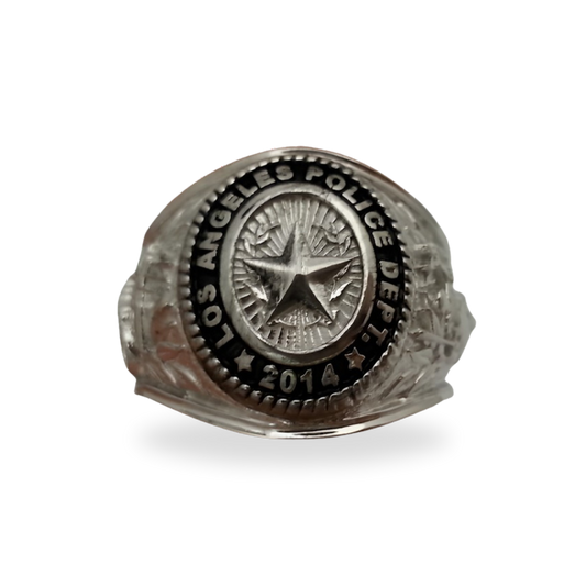 Police Department Ring - Gold & Silver