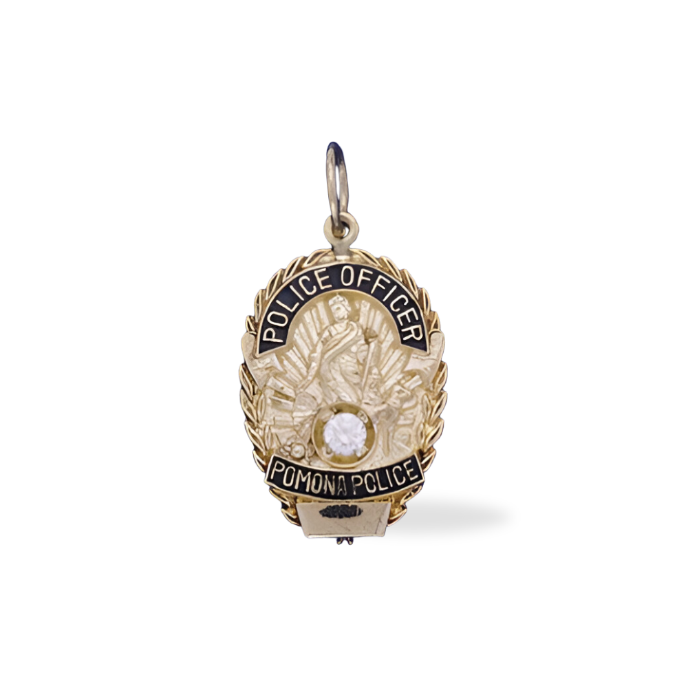 Pomona Police Department Badge Pendant