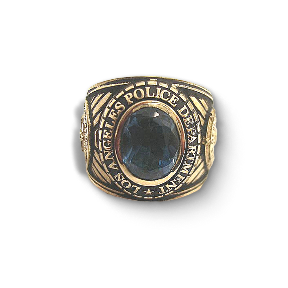 Your Department Custom Ring With Gemstone Center
