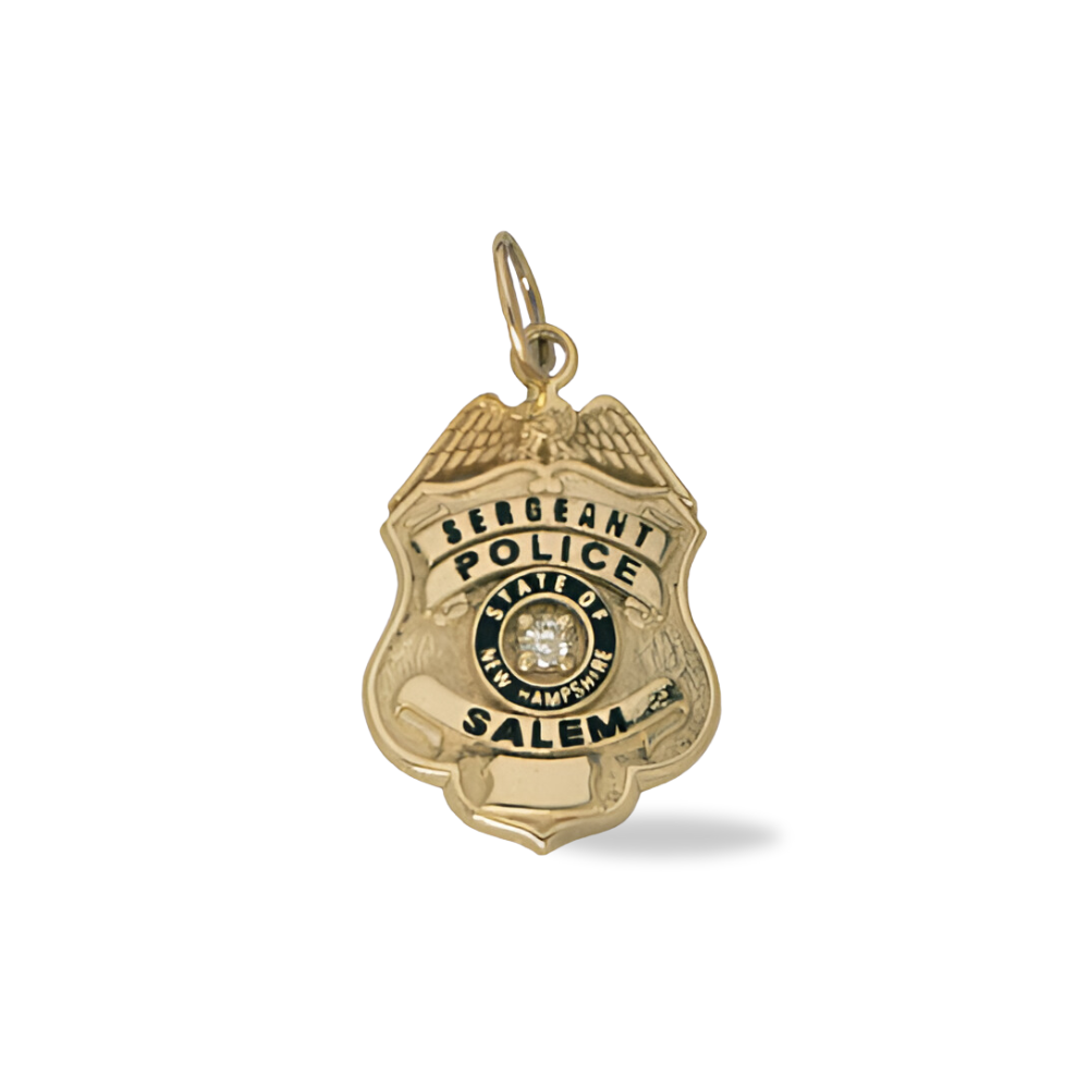 Salem Police Department Badge Pendant
