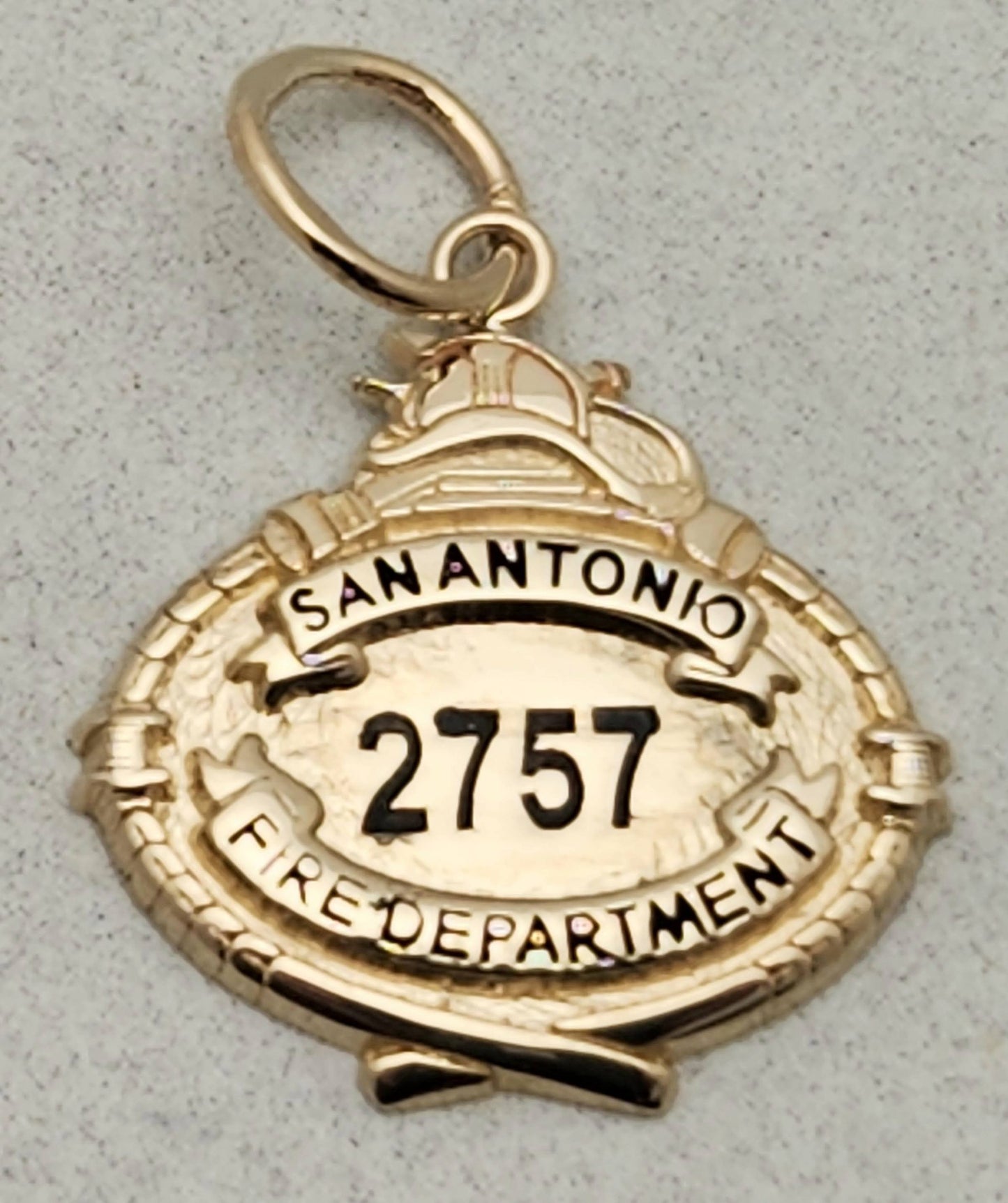 San Antonio Fire Department Badge Pendant