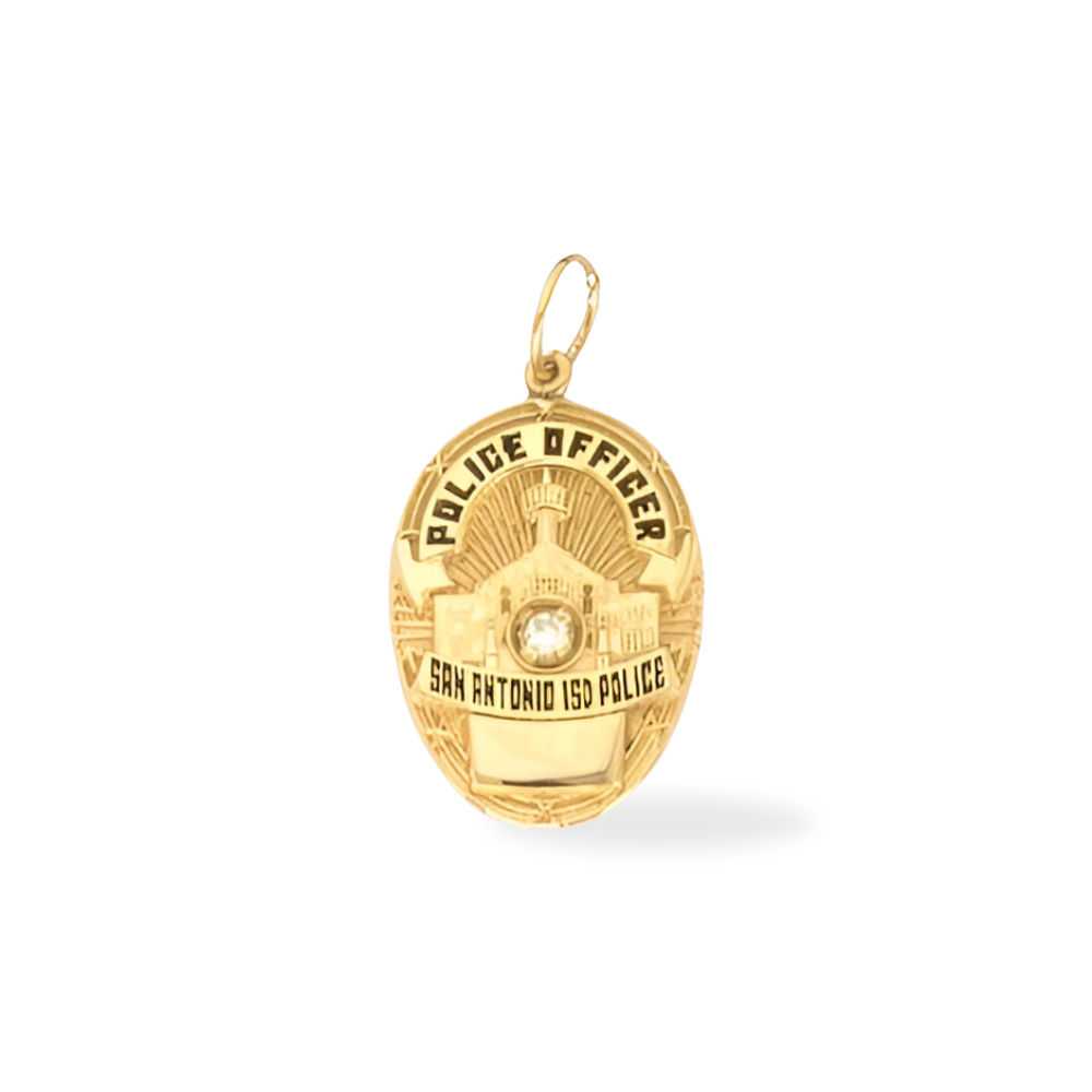 San Antonio ISD Police Dept. Badge Pendant