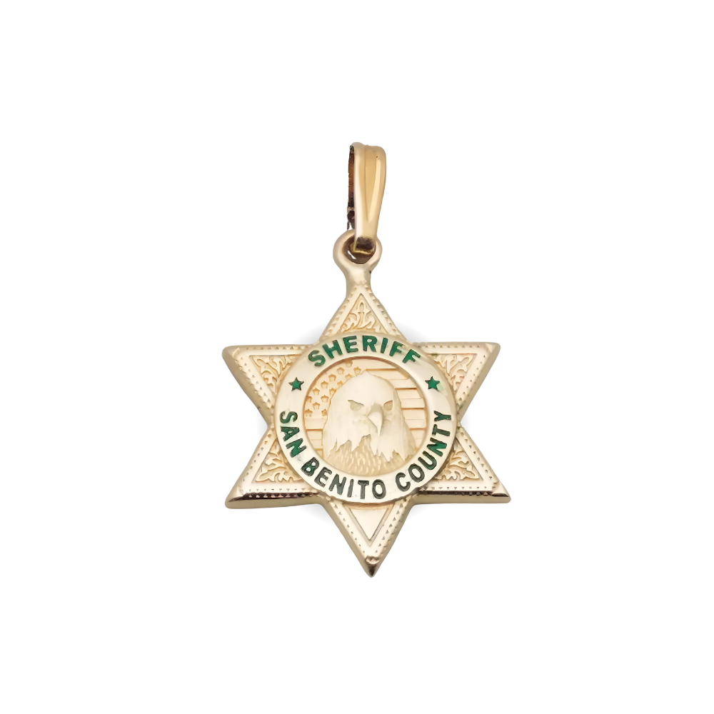 San Benito County Sheriff's Dept. Badge Pendant