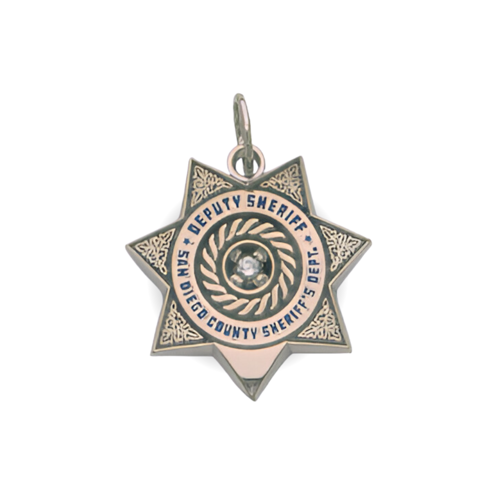 San Diego Sheriff Department Badge Pendant