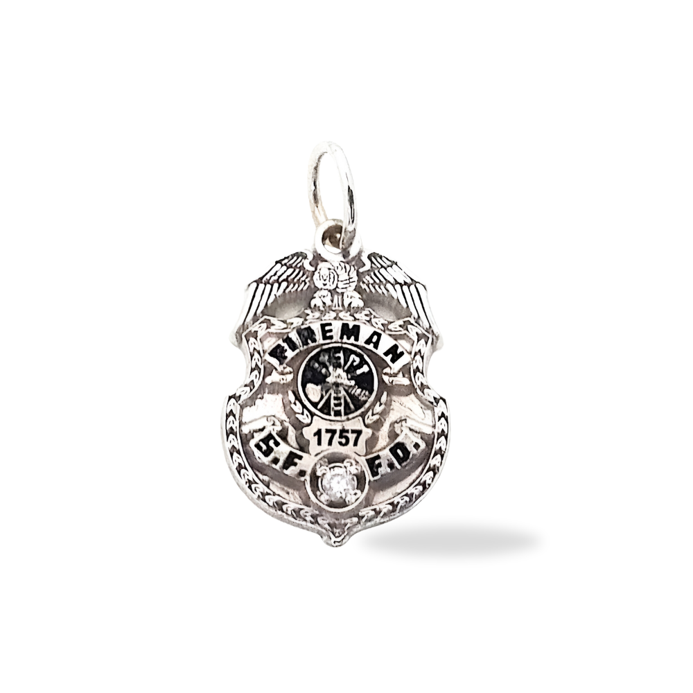 San Francisco Fire Department Badge Pendant