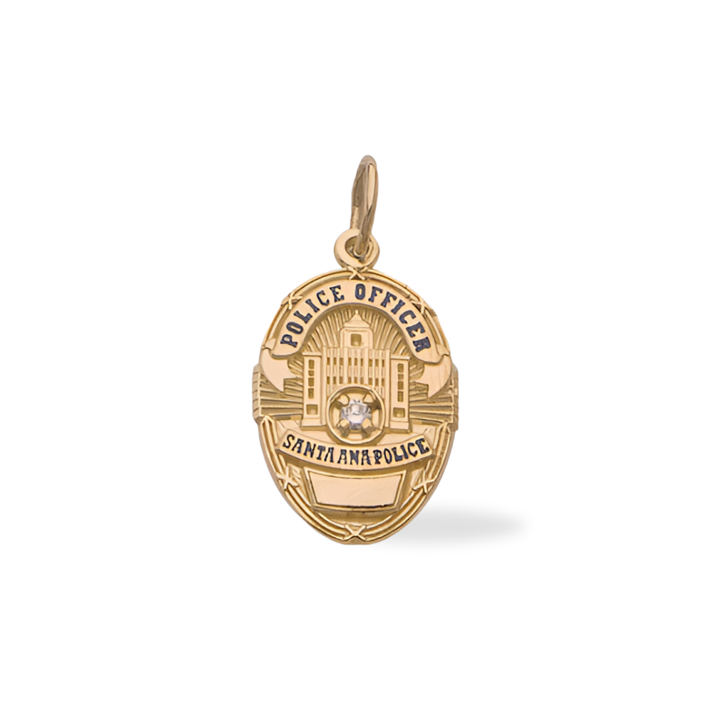 Santa Ana Police Department Badge Pendant