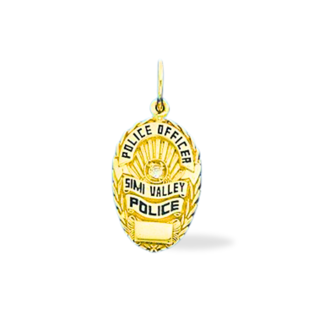 Simi Valley Police Department Badge Pendant