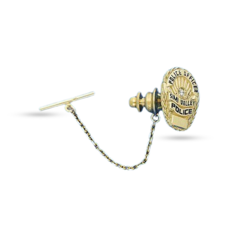 Simi Valley Police Department Badge Pendant Tie Tac