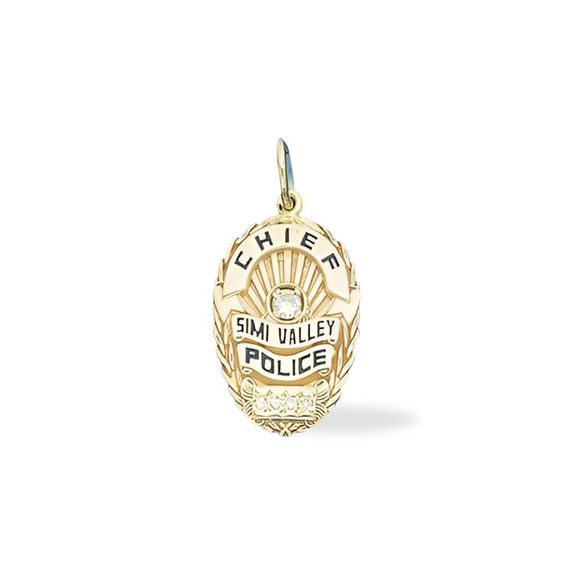 Simi Valley Police Department Badge Pendant