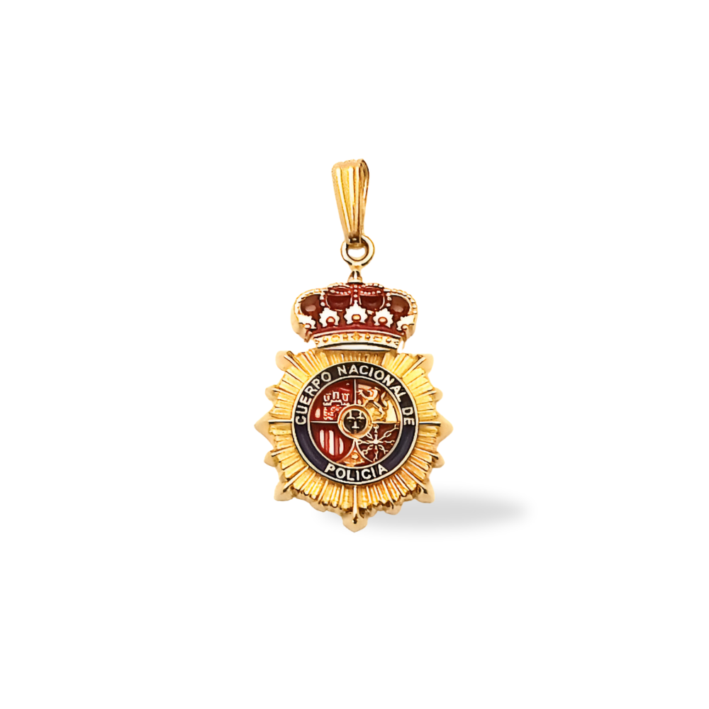 Spanish National Police Department Badge Pendant