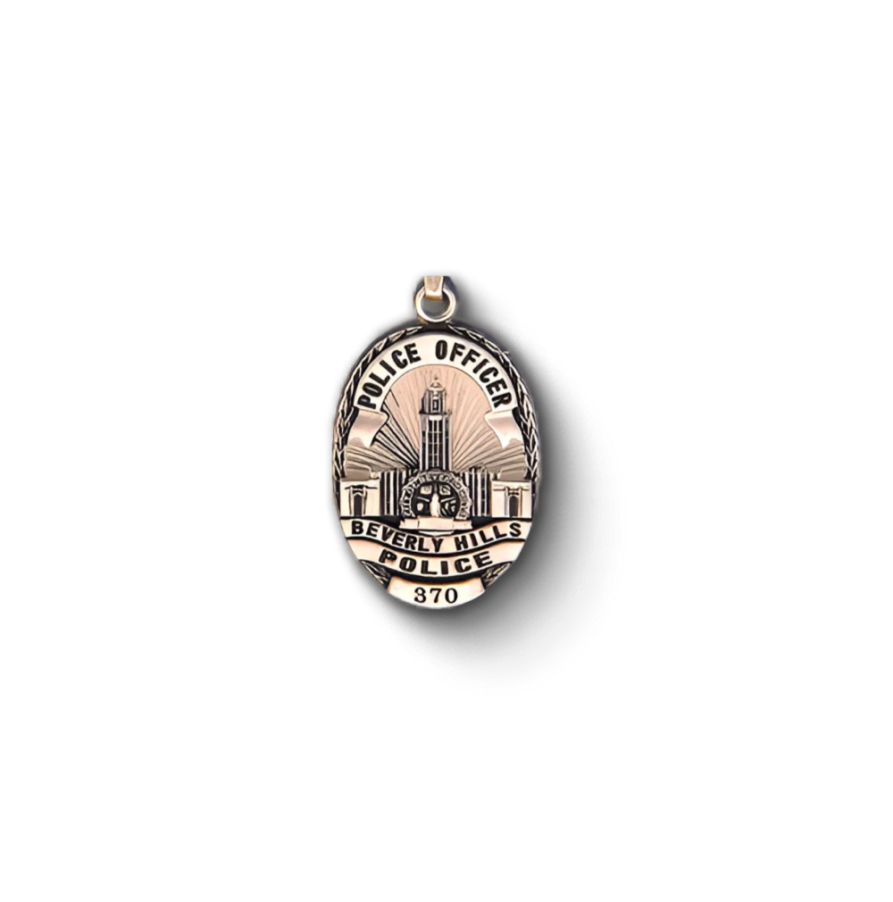 Custom Order Police & Fire Dept. Badge Pendant