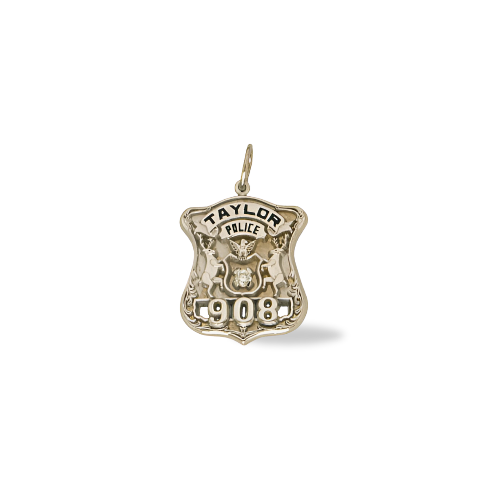 Taylor Police Department Badge Pendant