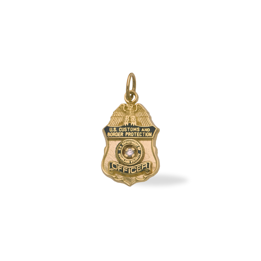 US Customs and Border Patrol Badge Pendant