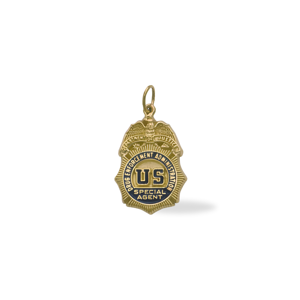 US Drug Enforcement Badge Pendant