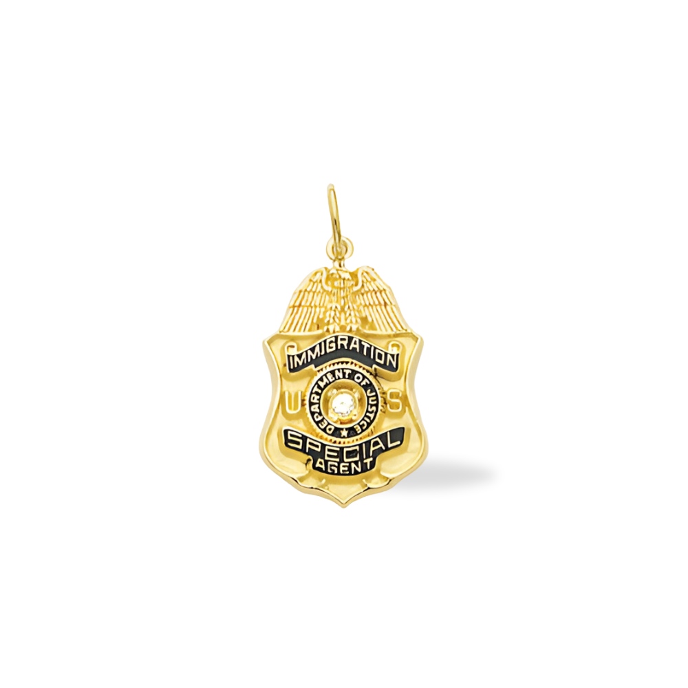 US Immigration Special Agent Badge Pendant