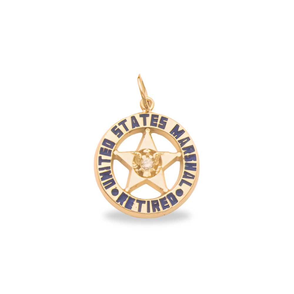 US Marshall Badge Pendant