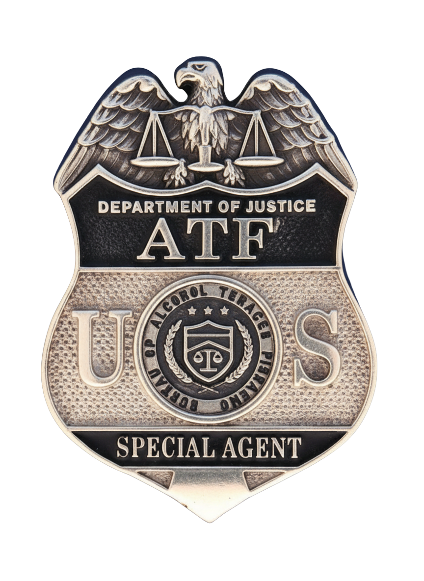 ATF Department of Justice Badge Pendant