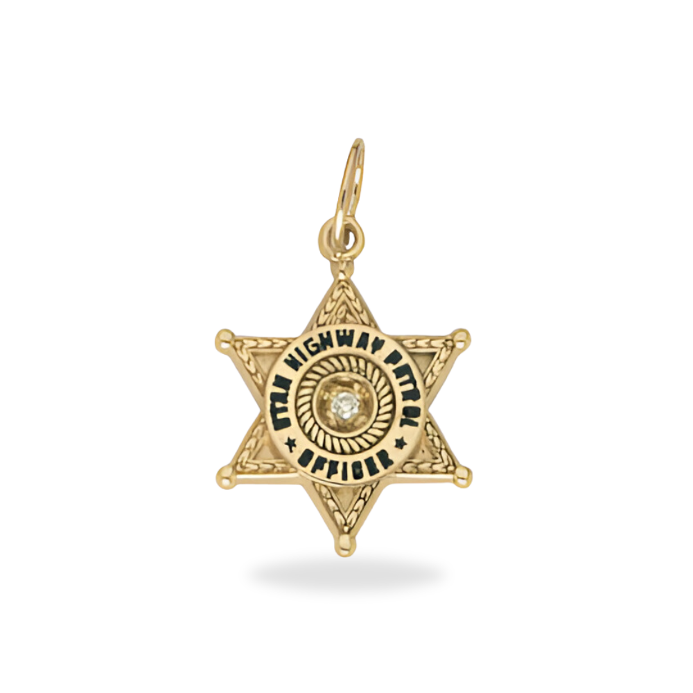 Utah Highway Patrol Badge Pendant