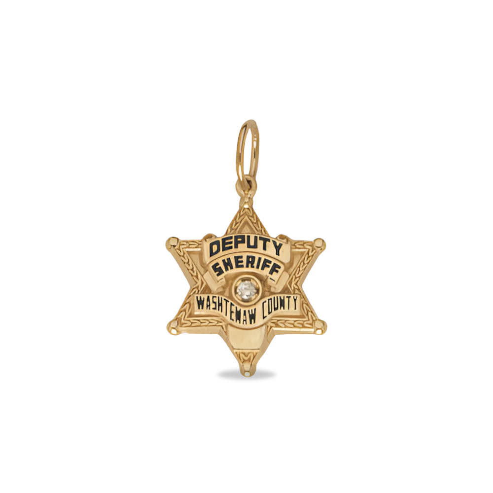 Washtenaw County Sheriff Department Badge Pendant