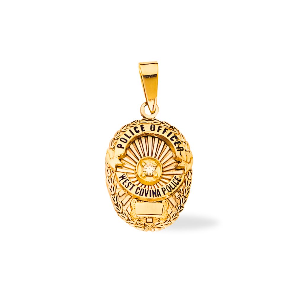 West Covina Police Department Badge Pendant