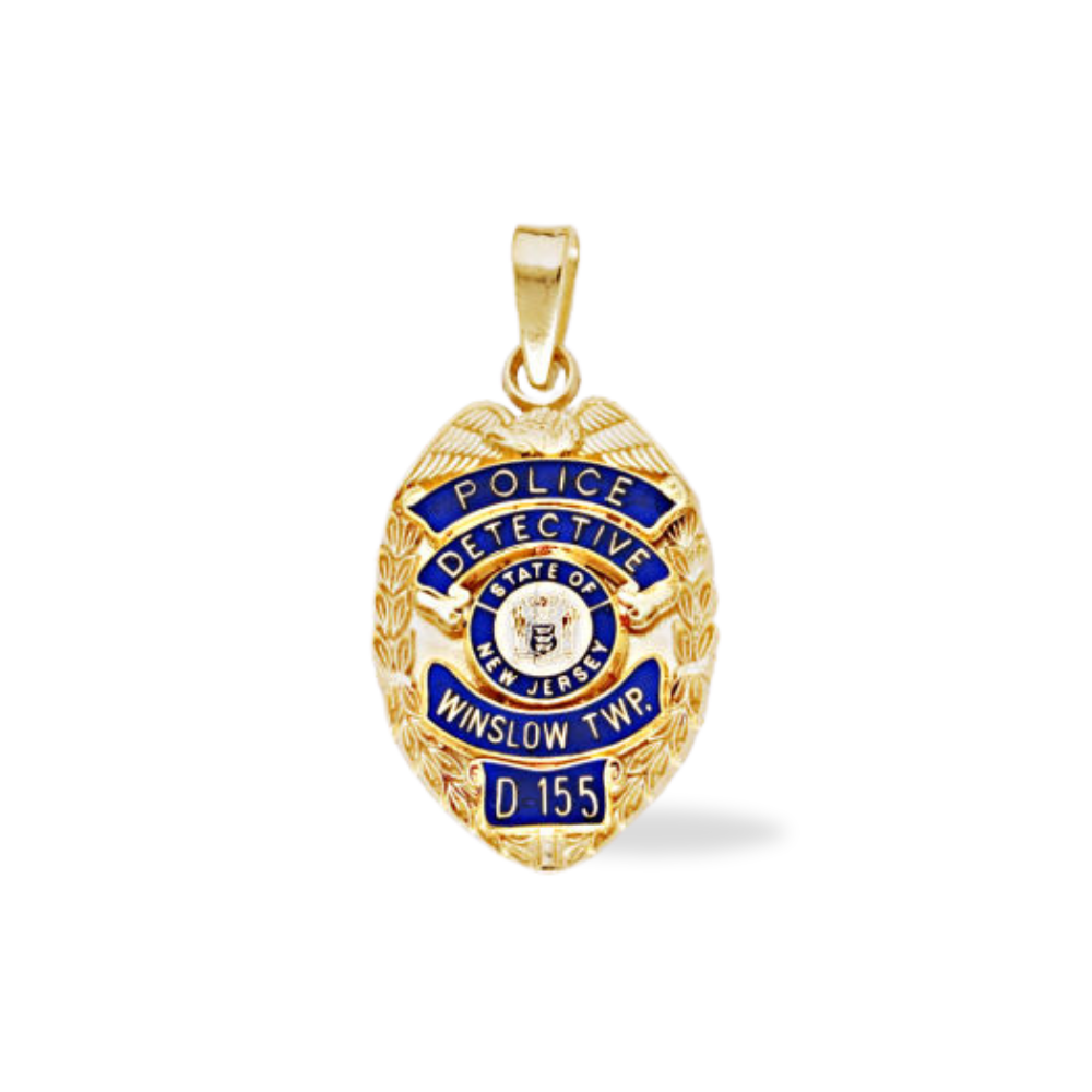 Winslow Township Police Dept Badge Pendant