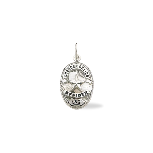 Lubbock Police Department Badge Pendant