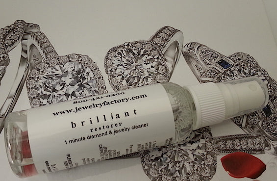 Brilliant Restorer Morganite & Diamond Jewelry Spray Cleaner