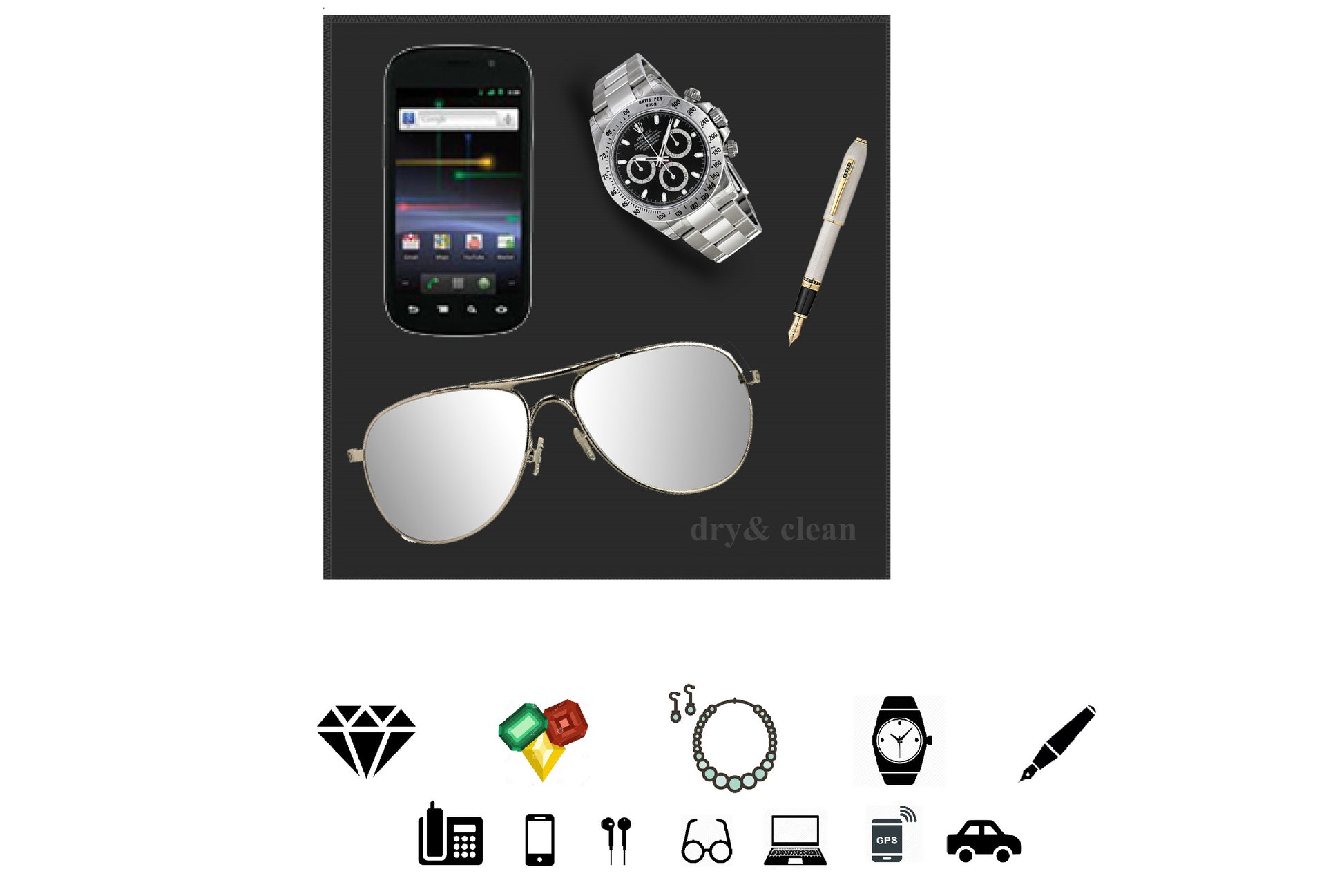 Anti Microbial Cleaning Cloth for glasses, mobile phones, jewelry & grillz