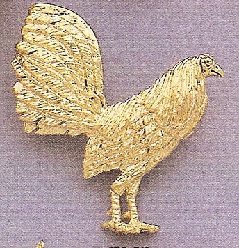 DEMS 1.5" rooster w/golden eye