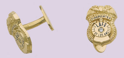 LAFD Badge Cufflinks
