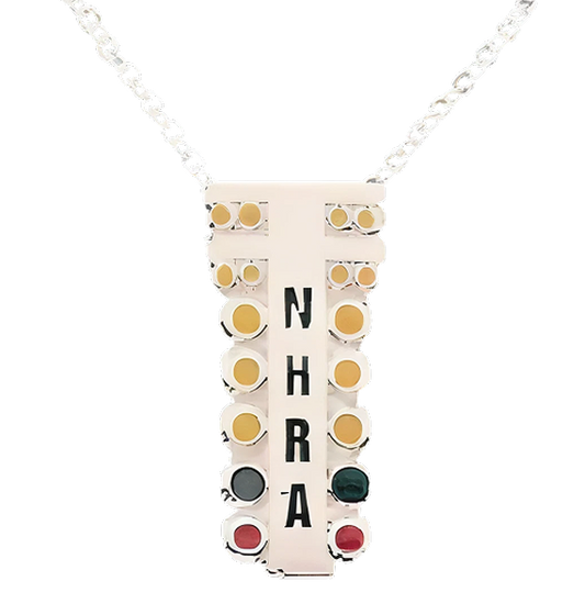 NHRA Starting Tree Pendant - Silver