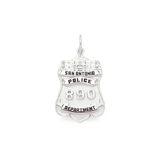 San Antonio Police Department Badge Pendant