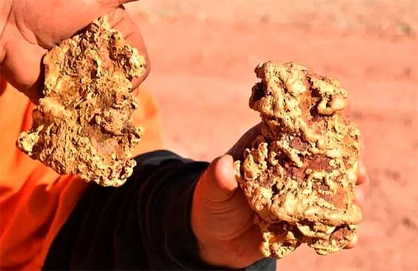 'Aussie Gold Hunters' Find a Pair of Gold Nuggets Weighing a Combined 7.7 Pounds