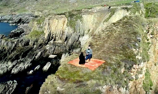 High on an Irish Cliffside, This Couple Experiences a Proposal Like No Other