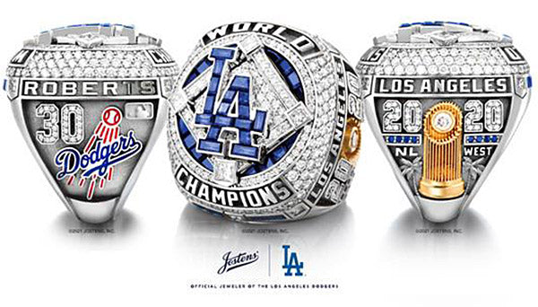 LA Dodgers' 2020 World Series Ring Radiates With 232 Diamonds and 53 Sapphires