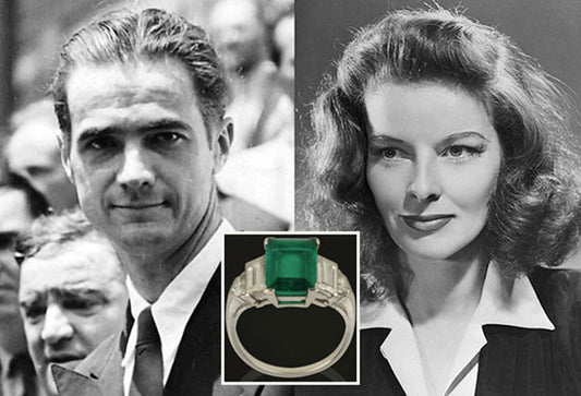 Katharine Hepburn’s Emerald Engagement Ring From Howard Hughes Fetches $108K