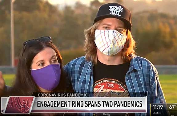 San Diego Musician Pops the Question With Ring That's Seen Two Global Pandemics