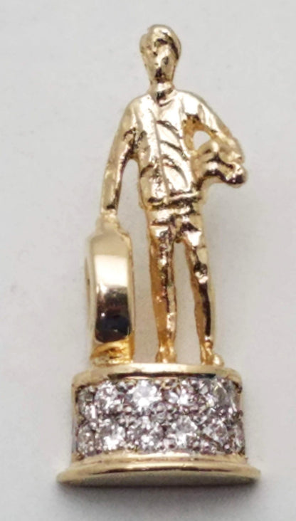 Wally Trophy Pendant - Gold & Sterling Silver