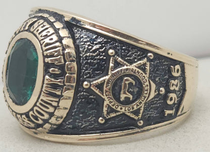 LACSD Official Officers Stone Ring