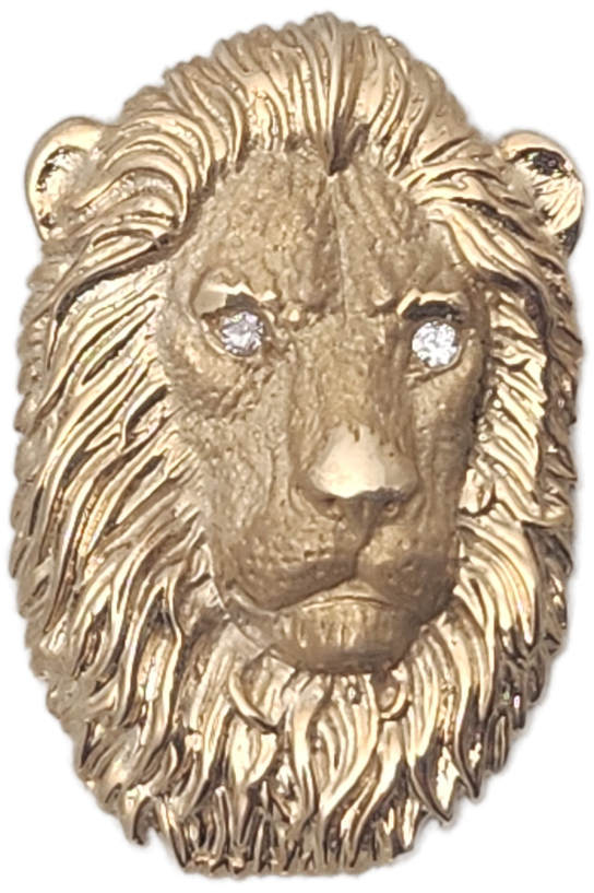 THE KING UNIQUE LION HEAD PENDANT