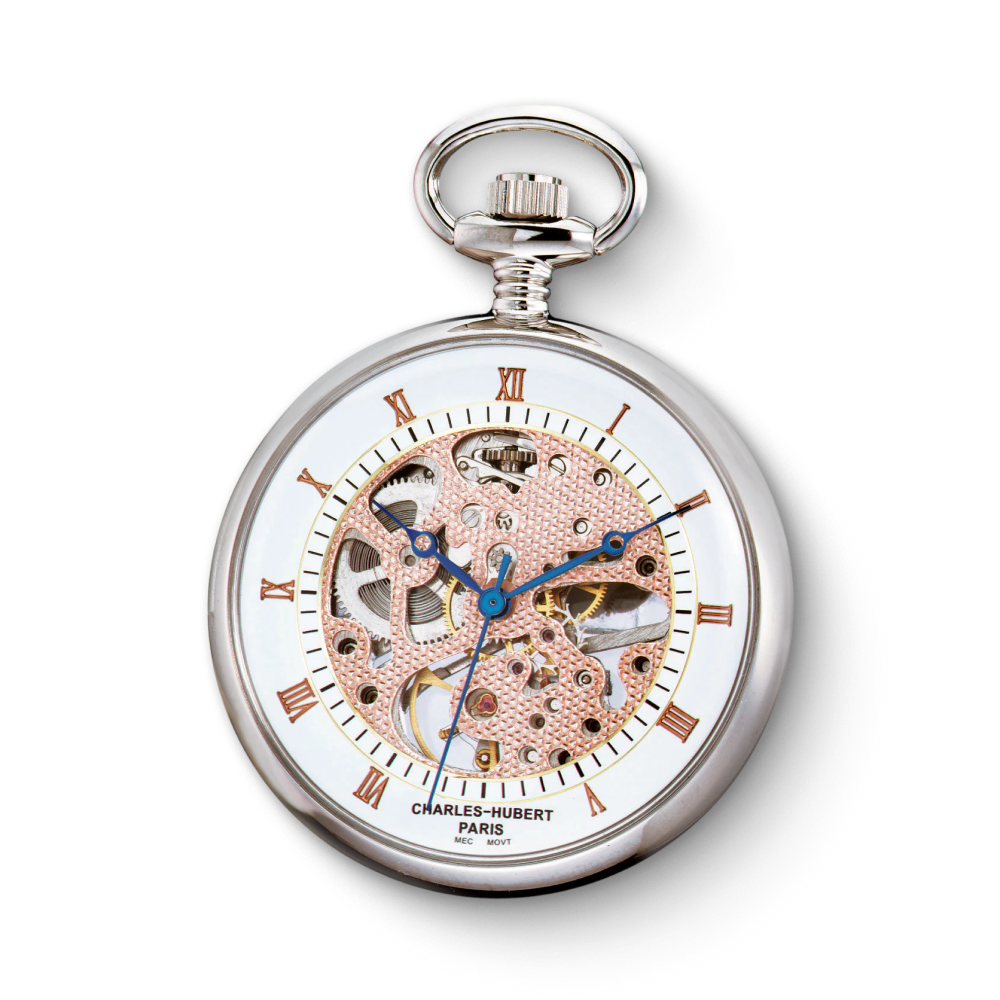 Charles Hubert Open Face Mechanical Pocket Watch 3801