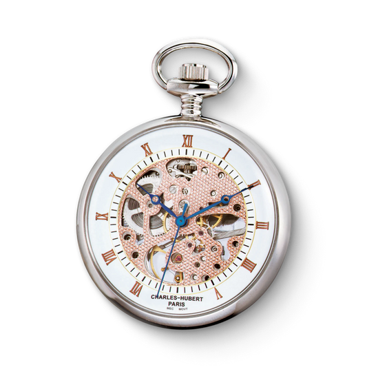 Charles Hubert Open Face Mechanical Pocket Watch 3801