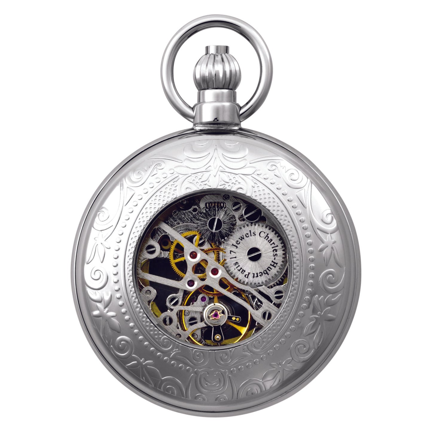 Charles Hubert Half Hunter Mechanical Pocket Watch 3527-W