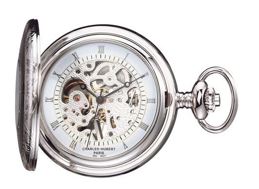 Charles-Hubert Half Hunter Mechanical Pocket Watch 3804