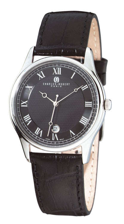 Charles Hubert Gold-Plated Stainless Steel Quartz Watch