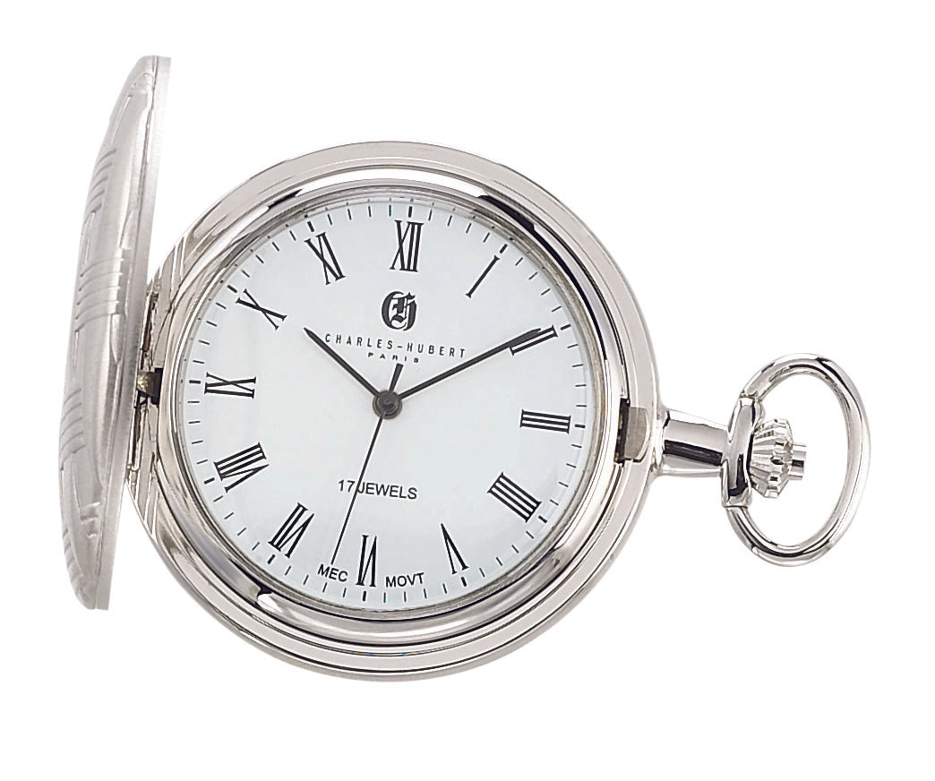 Charles Hubert Full Hunter Mechanical Pocket Watch 3841-WR