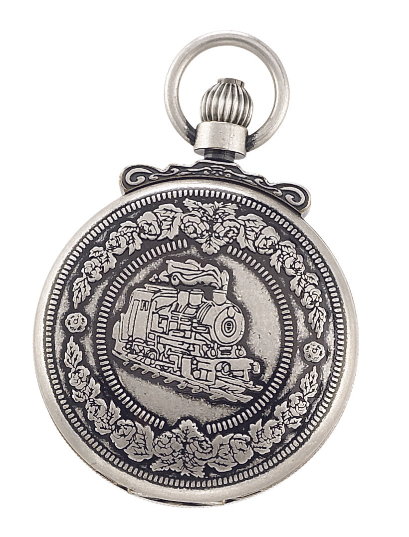 Charles Hubert Full Hunter Quartz Pocket Watch 3863-S