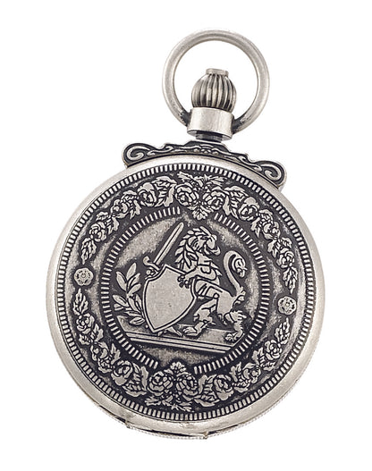 Charles-Hubert Double Full Hunter Mechanical Pocket Watch 3866-S