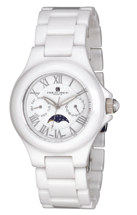 Charles-Hubert Ceramic Quartz Watch 3872-W