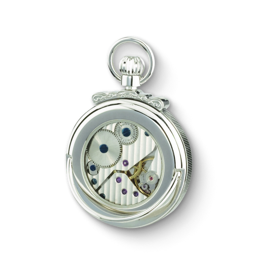 Charles Hubert Open Face Mechanical Pocket Watch 3873-W